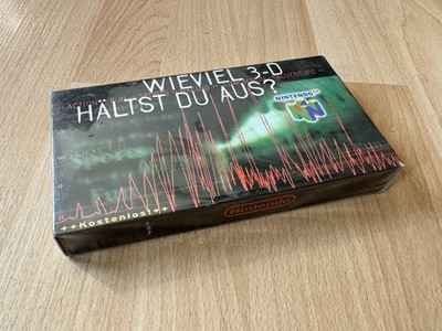 Nintendo 64 promo VHS N64 Videokassette Neu/OVP in Folie eingeschweißt!