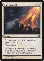 Due Respect #8 New Phyrexia Magic: The Gathering
