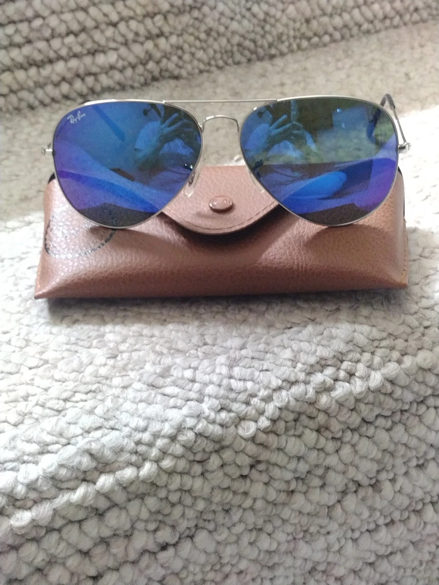 Final price Ray-Ban アビエーター サングラス ブルーレンズ Ray-Ban Blue Aviator Sunglasses for Men for sale - eBay