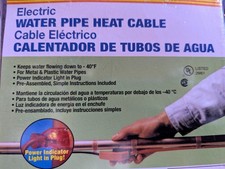 Thermwell Frost King Heat Tape 12 pieds tuyau câble chauffant HC-12 neuf INUTILISÉ VOIR !