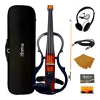 Symphony EVHL01SB Headless Catalpa ABS Electric Violin Outfit in Sunburst Gloss 