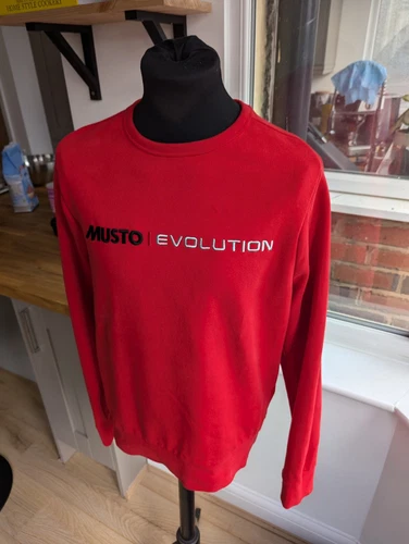 Sudadera MUSTO Evolution Roja Talla L - Imagen 4 de 8