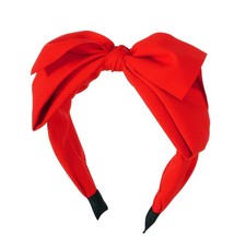 yeabwps Red Big Bow Headband for Women Girls Chistmas Holiday Vintage Bowknot...