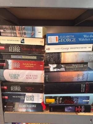 17 x ELIZABETH GEORGE SAMMLUNG PAKET KONVOLUT