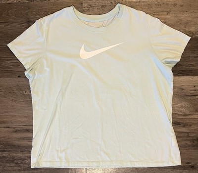 Nike Dri-Fit Light Blue Athletic T-Shirt Women s 2XL