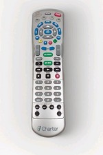 Charter Spectrum 4 Device Universal Remote Control, Silver-AUX DVD TV CABLE DVR