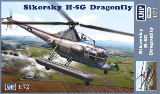 AMP 1/72 Sikorsky H5G Dragonfly Helicopter #72008 📌Listed in USA