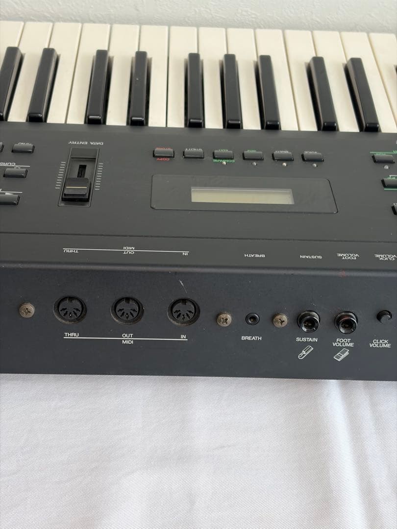 Yamaha SY55 Music Synthesizer Workstation Keyboard MIDI Tested