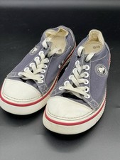 CROCS Hover Lace-Up Sneaker W7 M5 Blue Walking Shoe Chuck