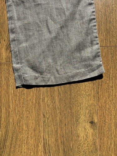 Zara 100 % lino “verde ejército” ajuste regular/pierna recta W38 32 nuevo sin etiquetas precio de venta sugerido por el fabricante 59 GBP - Imagen 6 de 14
