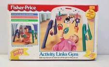 Vintage 1995 Fisher Price Activity Links Baby Gym Hanging Toys Rare New Sealed 