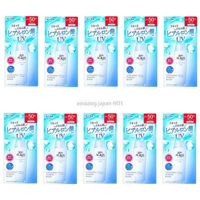 #ad SKIN AQUA Super Moisture Milk 40ml Sunscreen Super Waterproof SPF50 ×10pics set $111.00