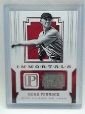 Herb Pennock 2016 Pantheon Baseball GAME USED PATCH (04/10) Boston Red Sox
