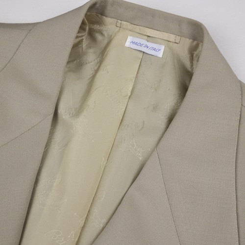 NEW Brioni 'Parioli' Tan Gabardine Twill w MOP Buttons Men's Blazer US 42R - Picture 7 of 11