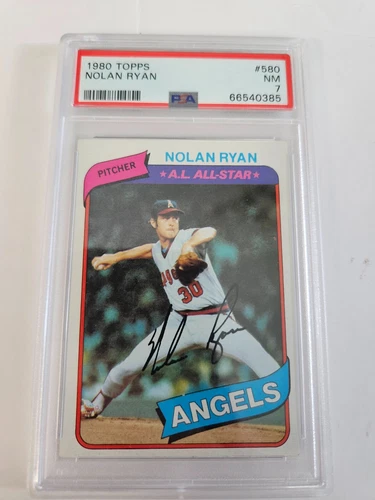 1980 Topps Nolan Ryan #580 PSA 7 California Angels
