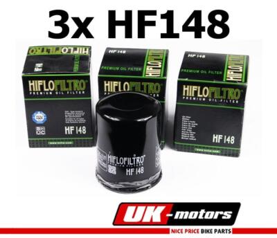 3x Hiflo Ölfilter Oil Filter HF148 für TGB/Winking Blade 425 4X2 HIFLO