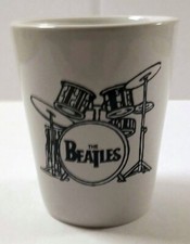 Beatles Drum 1½ White Shot Glass