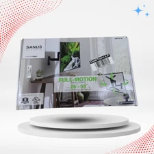 Articulating Full Motion TV Wall Mount Swivel Tilt For 42 47 50 55 60 65 70 80 "