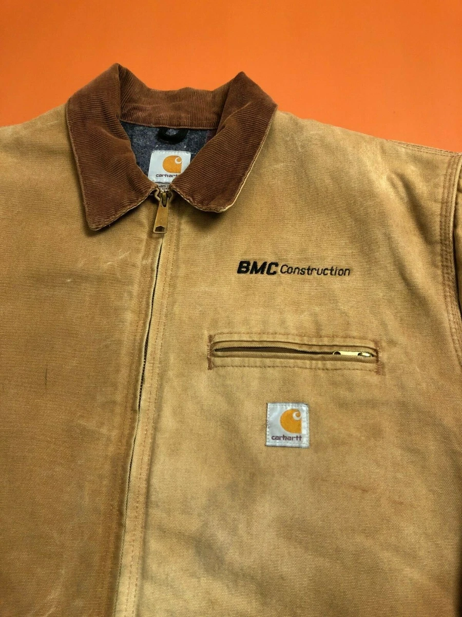 Vintage 90s Carhartt Detroit Blanket Lined Work Jacket Made in USA Wip |  XXXL