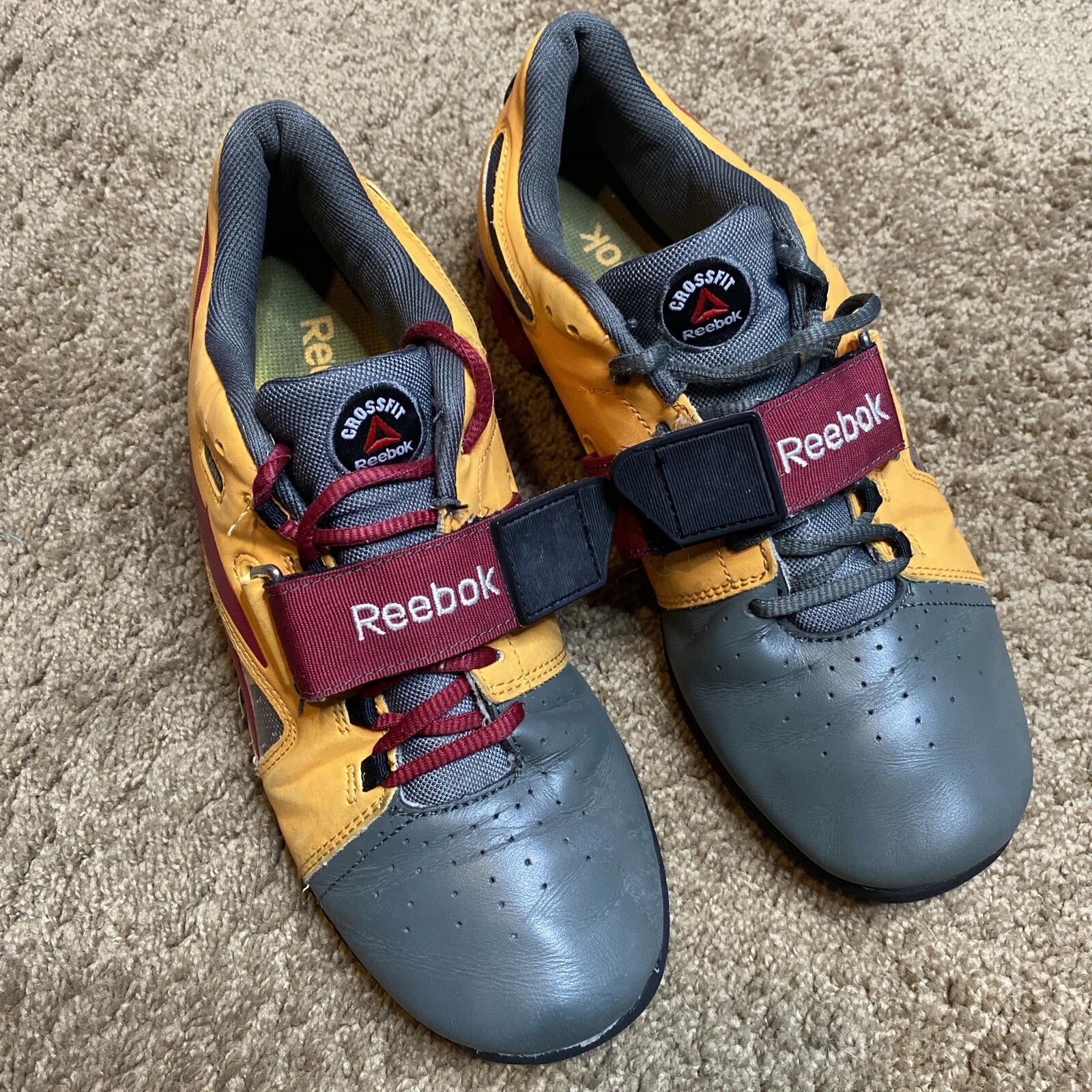 Reebok CrossFit U Form scarpe da donna sollevamento pesi taglia 9 5 arancioni