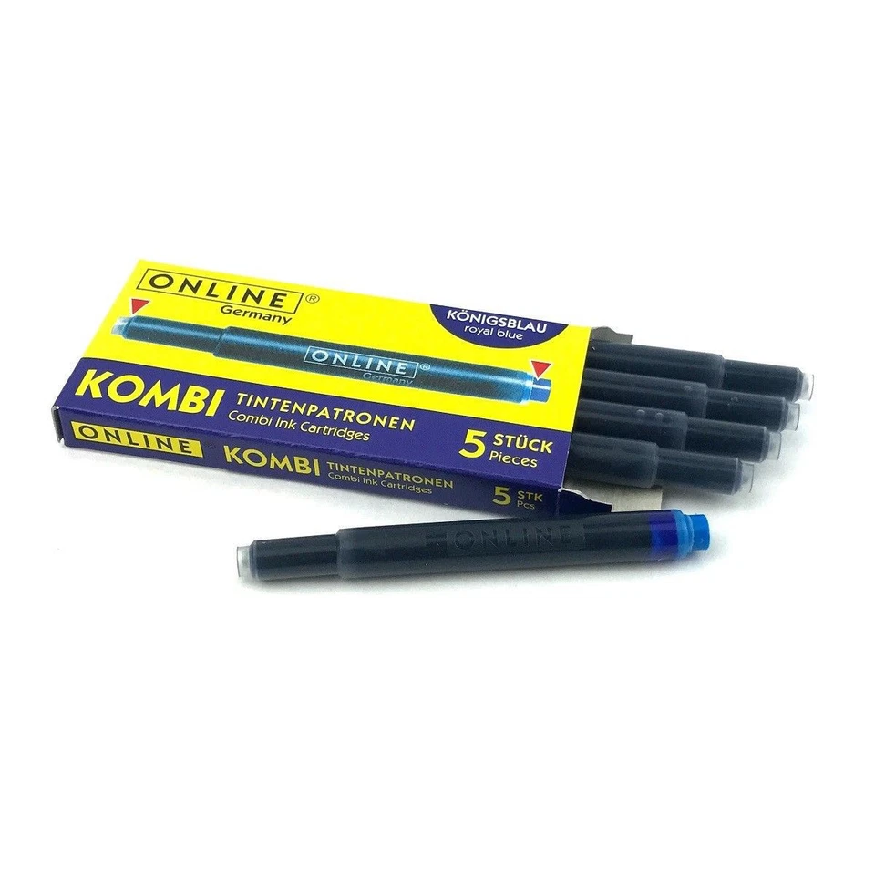 Kombipatrone Online königsblau, Tintenpatrone für Lamy und Standardsysteme