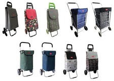 Elegant Fordable Shopping Cart For Groceries 2,3&4 Wheels Thermal Liner Trolley