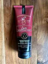 Bath  Body Works LOVE Jasmine Sandalwood Aromatherapy BODY WASH 10oz