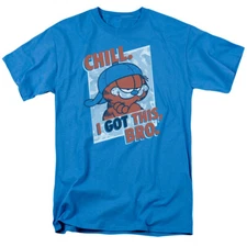 GARFIELD I GOT THIS BRO Licensed Adult Men's Graphic Tee Shirt SM-3XL