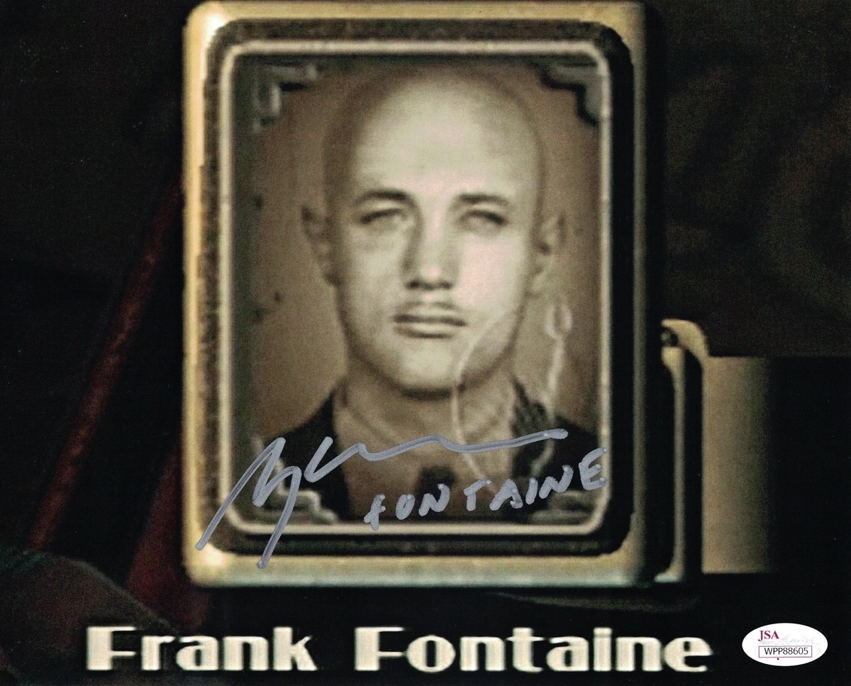 GREG BALDWIN Signed BIOSHOCK 8x10 Frank Fontaine Photo Autograph