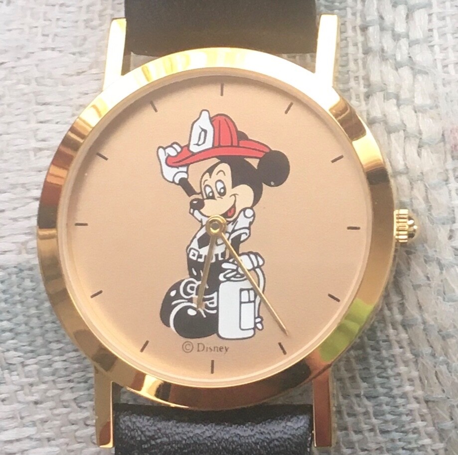 Disney Fireman Mickey Mouse Watch! Rare! New! Retired | eBay display picture 1