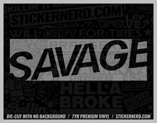 Savage Sticker - Car Decals - Funny Window Decal Jdm Kdm Cars Slap Euro Stickers Savage Sticker - Car Decals - Funny Window Decal Jdm Kdm Cars Slap Euro Stickers