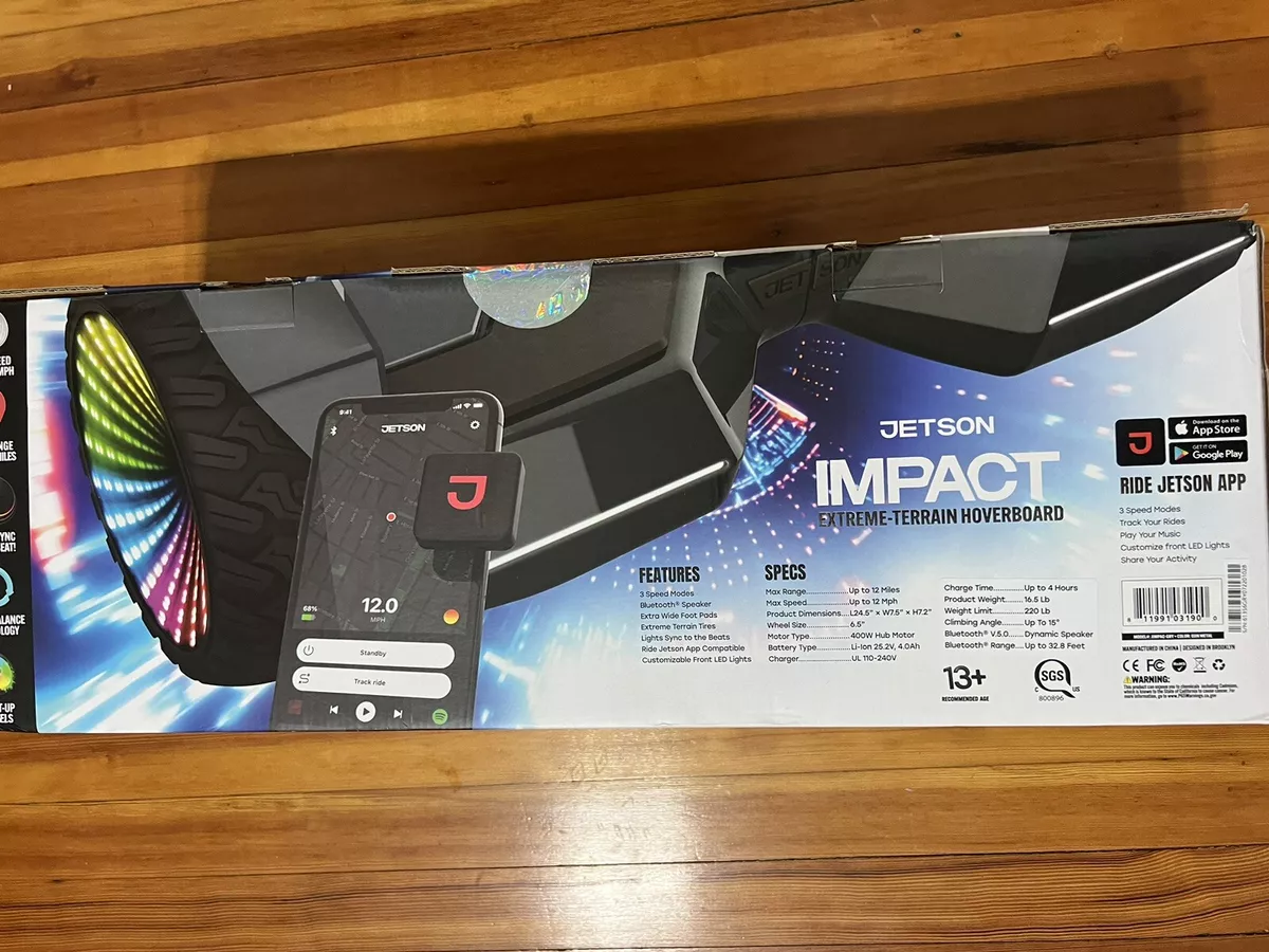 Jetson Impact Extreme Terrain Balance scooter hoverboard Gray BRAND NEW