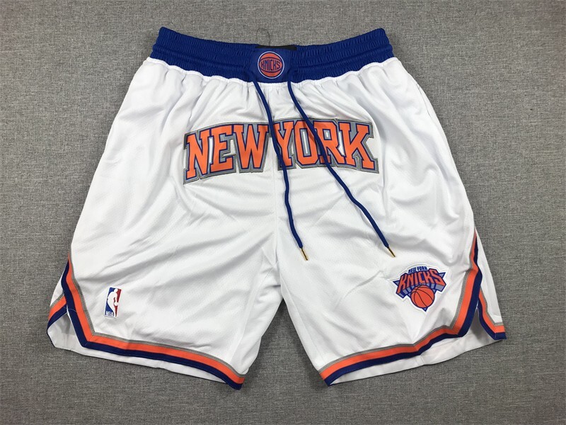 スポーツマン New York Knicks Swing Men White Stitched Pocket Basketball