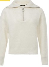 Goldigger Knitted Zip Top Brand New In Bag Rrp �52 Size 14 Colour Marshmallow
