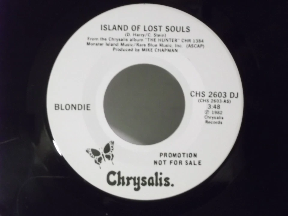 Blondie,Chrysalis2603,"Island Of Lost Souls"US,7" 45 with P/S,1982 PROMO Punk,M - Image 3 of 3