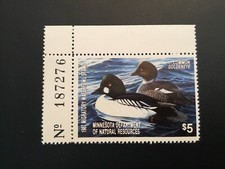 ICOLLECTZONE  US 1987 Minnesota MN11 Single Duck Stamp VF NH