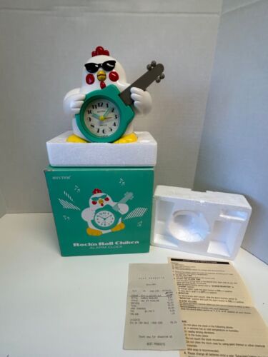 Original 90’s Rhythm Chicken alarm clock box rock’n roll chicken JAPAN - Picture 1 of 7