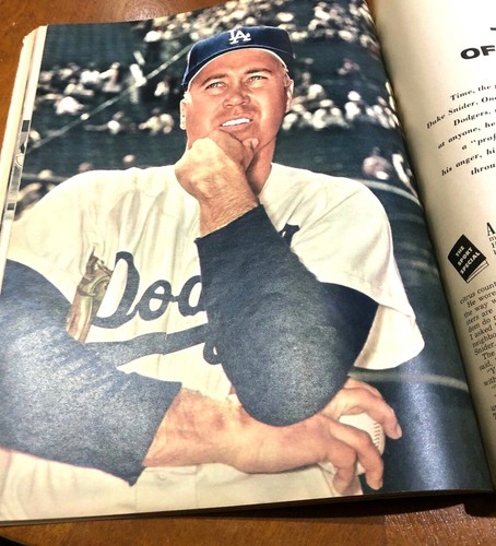 1960 Sport Magazin Duke Snider Dodgers Mickey Mantel Anzeige Willie Mays Farbe - Bild 9 von 9