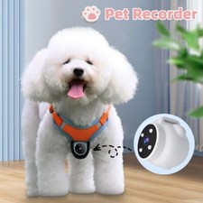 Pets Recorder Pet Tracker Collar Dogs And Cats Viewing Angle Motion Recording Ca