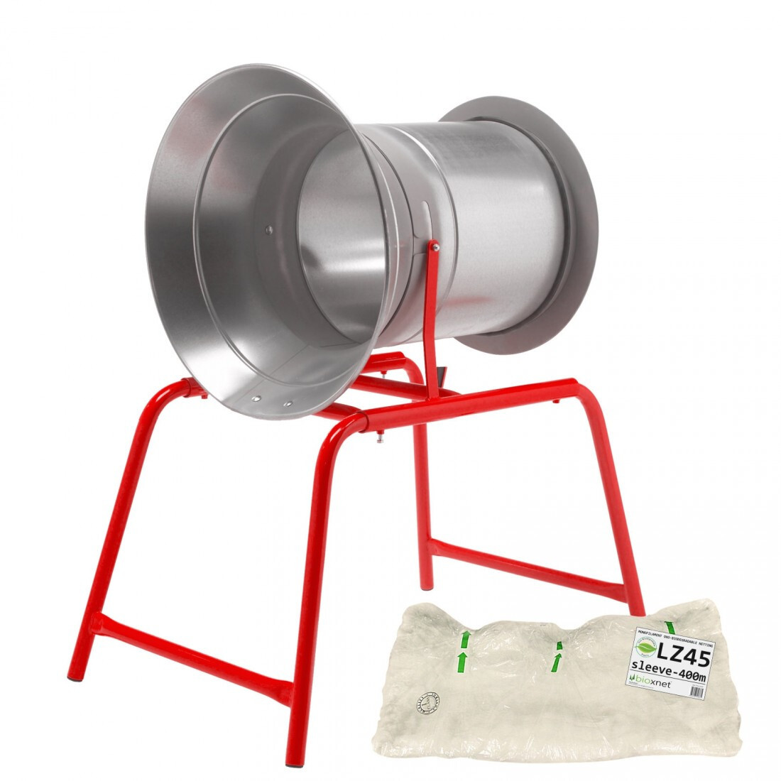 45cm Christmas Tree Netting Starter Kit, Funnel & 400m Oxo-Bio Sleeve of Netting