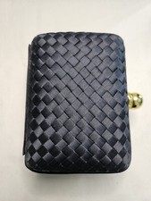 Like A Bottega Veneta Blue Intrecciato Satin Knot Vintage Clutch  Neiman Marcus