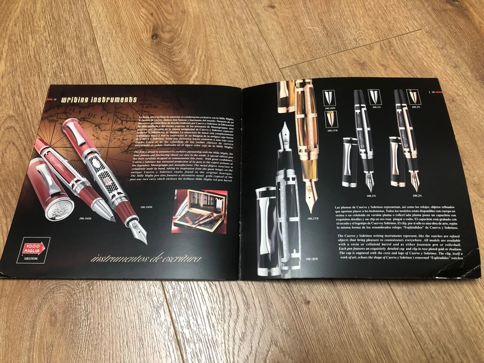Folleto CUERVO Y SOBRINOS - Novedades 2010 - 2011 - Relojes e Instrumento de Escritura Foto 2 de 3