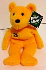 SALVINO'S BAMM BEANO'S BEANIE BEAR 1998 REDS-ANGELS-ANGELS-PADRE 25 JIM EDMONDS