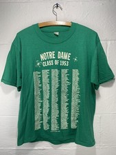 Vintage Notre Dame T-shirt VTG 1950s 50s Tee Regis Philbin Fighting Irish USA