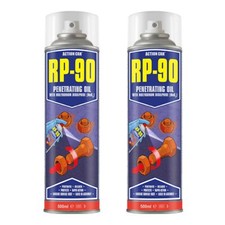 2 x Action Can RP-90 Rapid Fast Acting Professional Grade Penetrating Oil 500ml