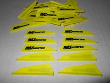 36- AAE Max Hunter 2.1" YELLOW Vanes arizona archery equipment arrow fletching  