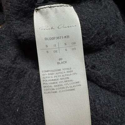 Rick Owens FW20 Black Bubble Knit Sweater S | eBay Rick Owens FW20 Black Bubble Knit Sweater S | eBay