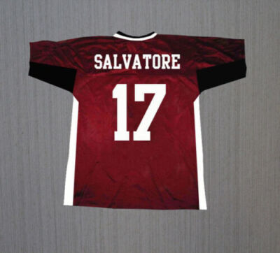 Stefan Salvatore 17 Mystic Falls Timberwolves Jersey Vampire Red