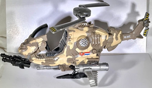 TIGER STORM COPTER Tan Mini Helicopter — 2004 GI Joe for  3.75 Inch 1:18 Scale
