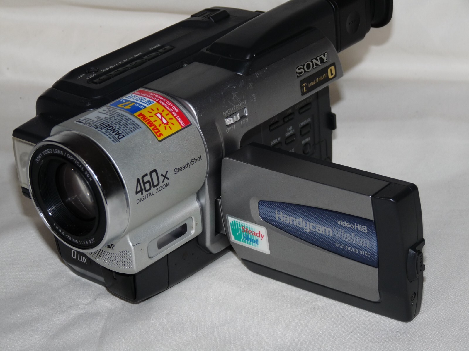 READ DESCRIPTION Sony CCDTRV68 HI8 8mm Video8 camera Camcorder Video